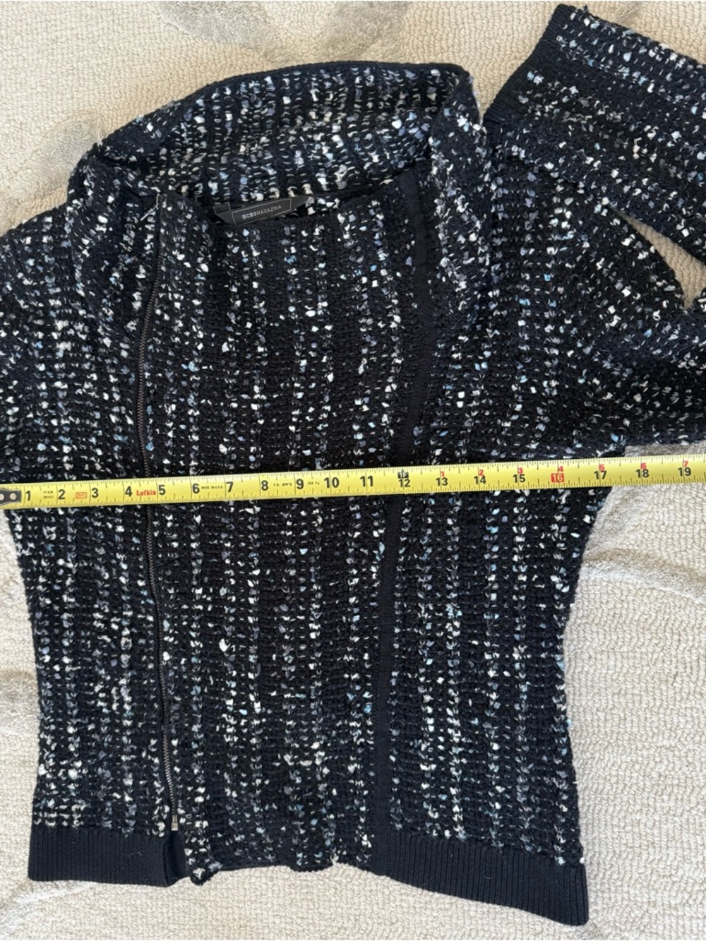 BCBGMaxAzria ‘Reeve’ Moto Cardigan Jacket - Picture 15 of 16